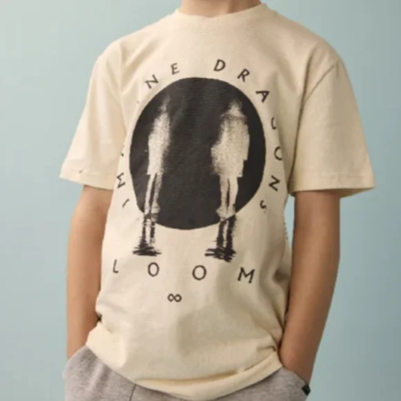 🆕️ Imagine Dragons Official Merchandise Loom Tour Graphic Tee - Picture 6 of 6